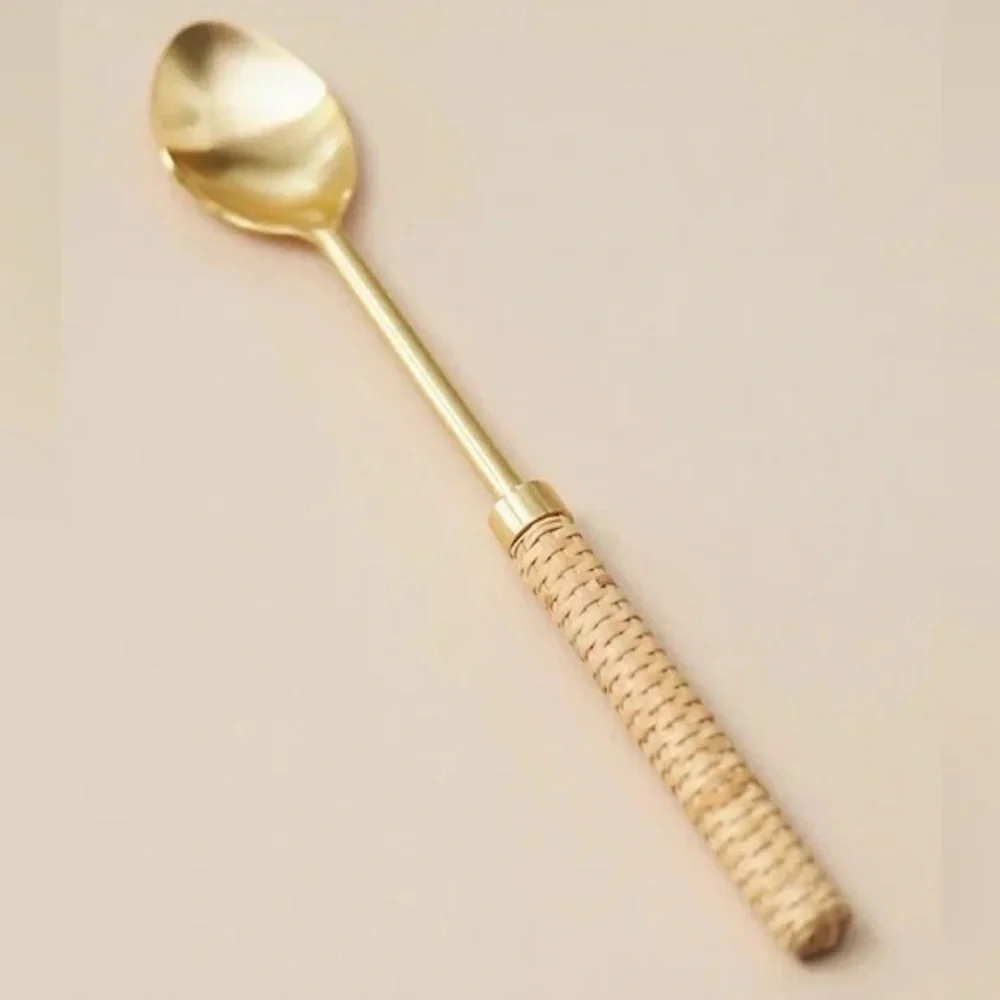 NWT Anthropologie Bundle Pauline Cocktail Spoon and Abacaxi COCKTAIL Spoon